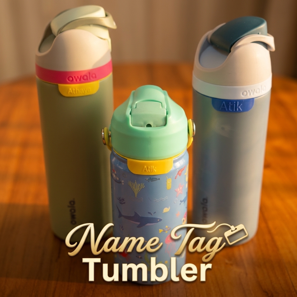 Custom Name Tag Tumbler