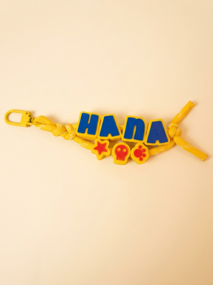 Keychain Custom Nama Bag Charm 5
