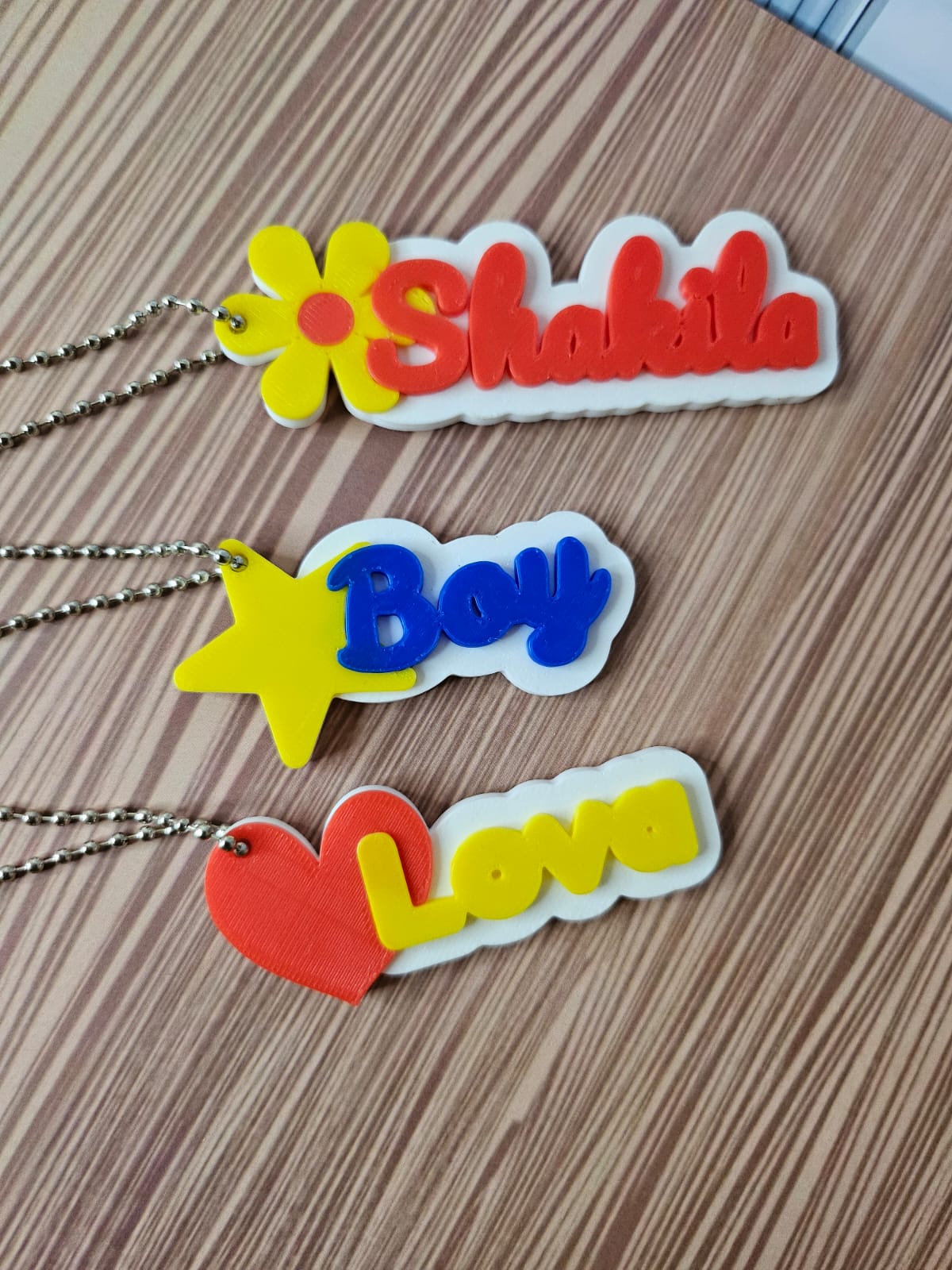 Keychain Nama Simbol 3